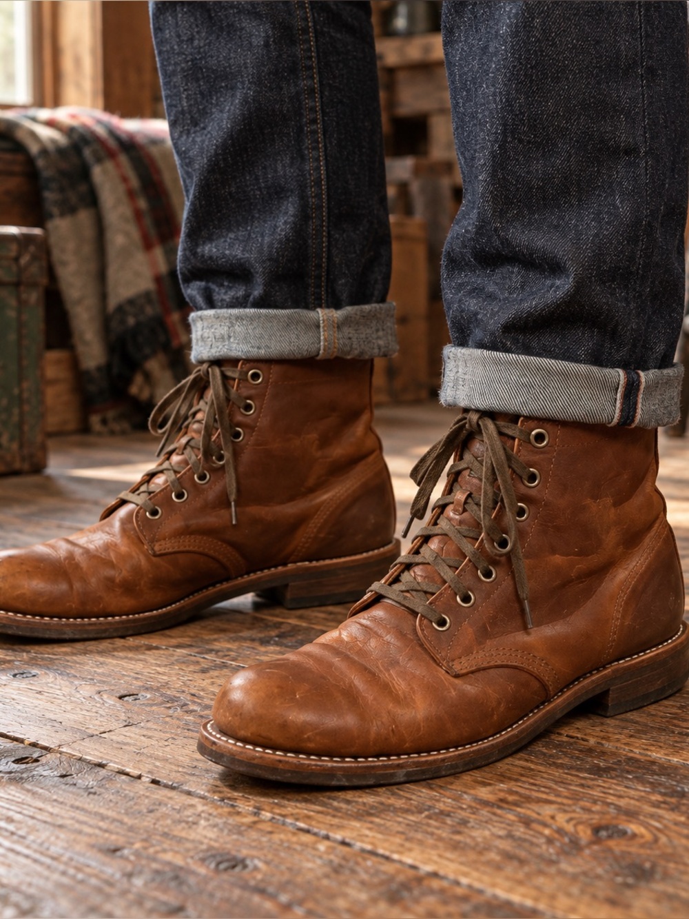 Chippewa Aldrich Leather Boots Men’s Sz. 10